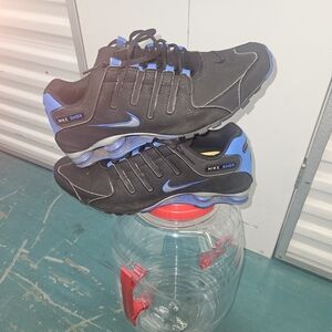Nike Shox Black and Blue Sneakers